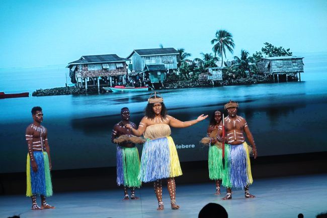 A scene during the performance