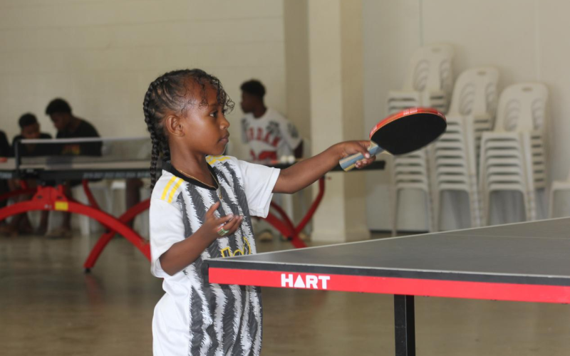 Table tennis champ successfully held