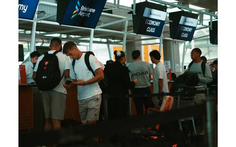  Brisbane Roar arriving today