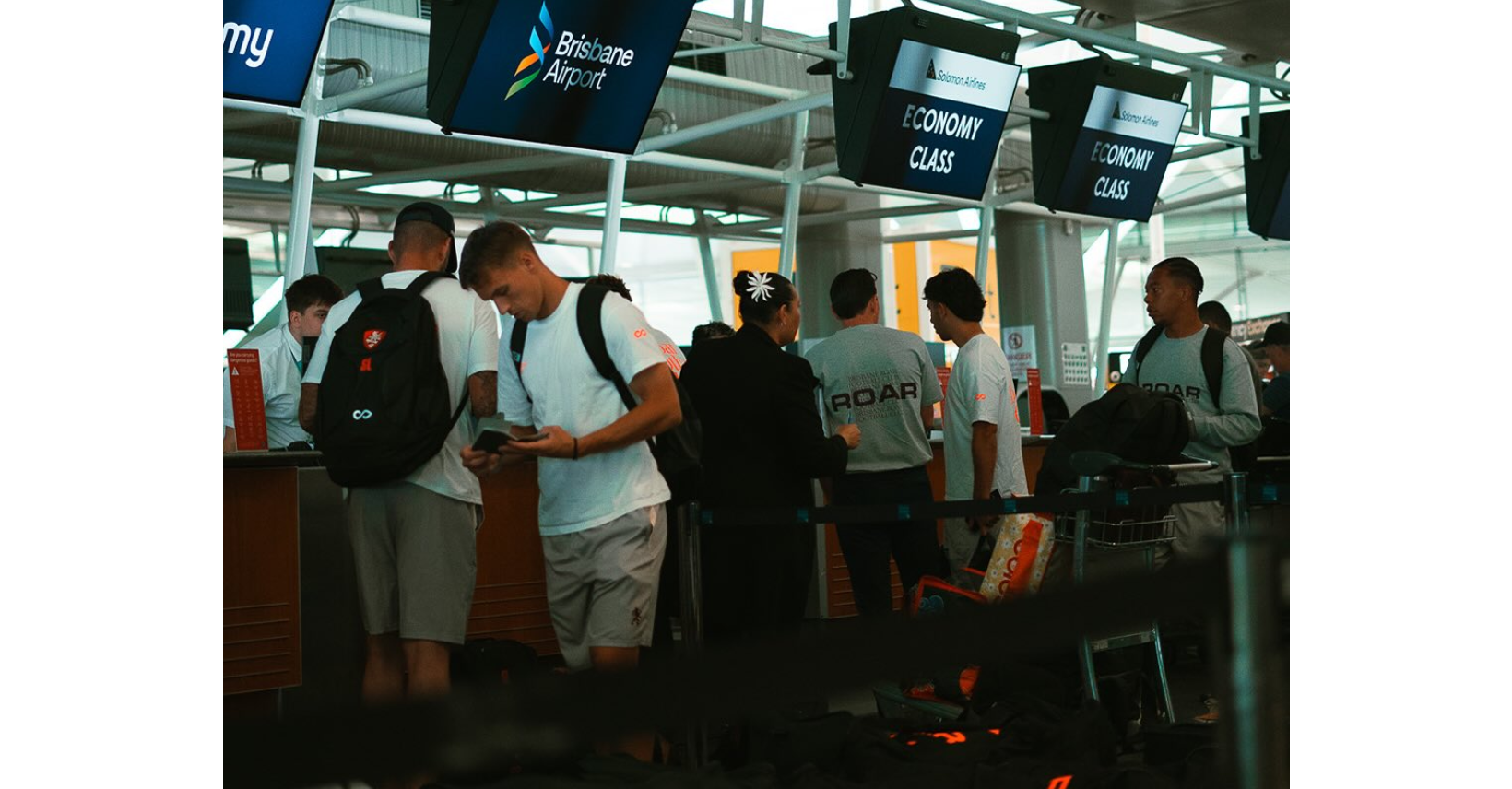  Brisbane Roar arriving today