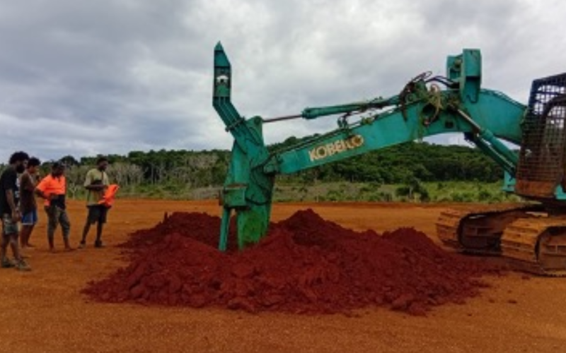 Geotech works for new airport at Vanikoro