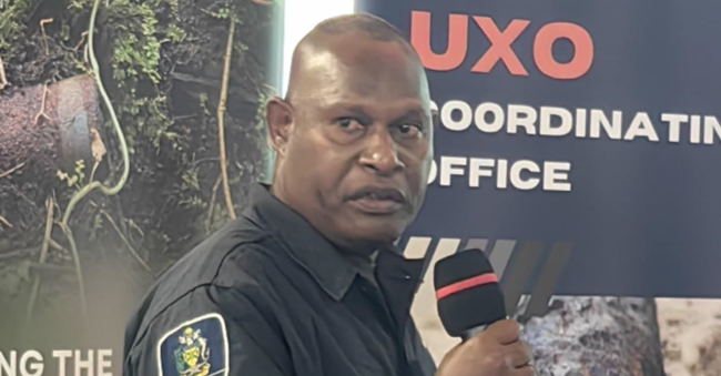 EOD officer Ansa Puaraua