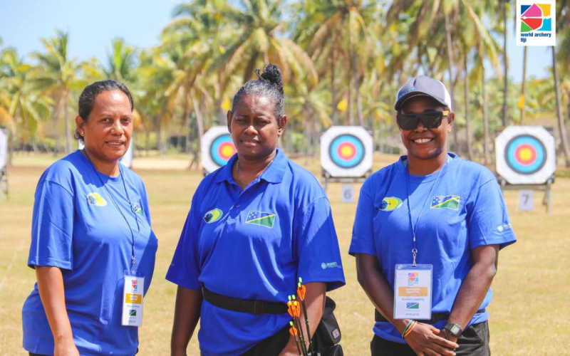 Ms Lepping wins gold, silver at inaugural Archery Oceania Cup