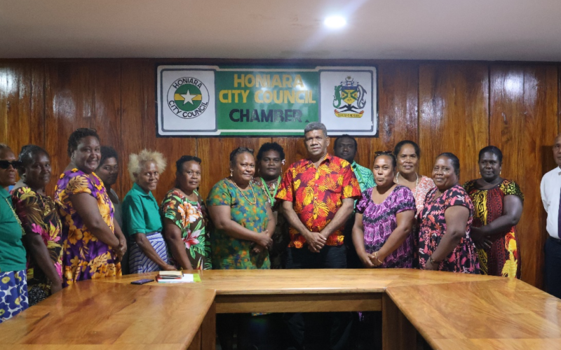 Honiara Council of women pays courtesy call on Mayor