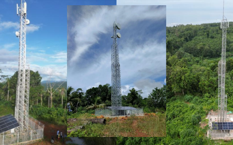 Three more towers connected in Marovo