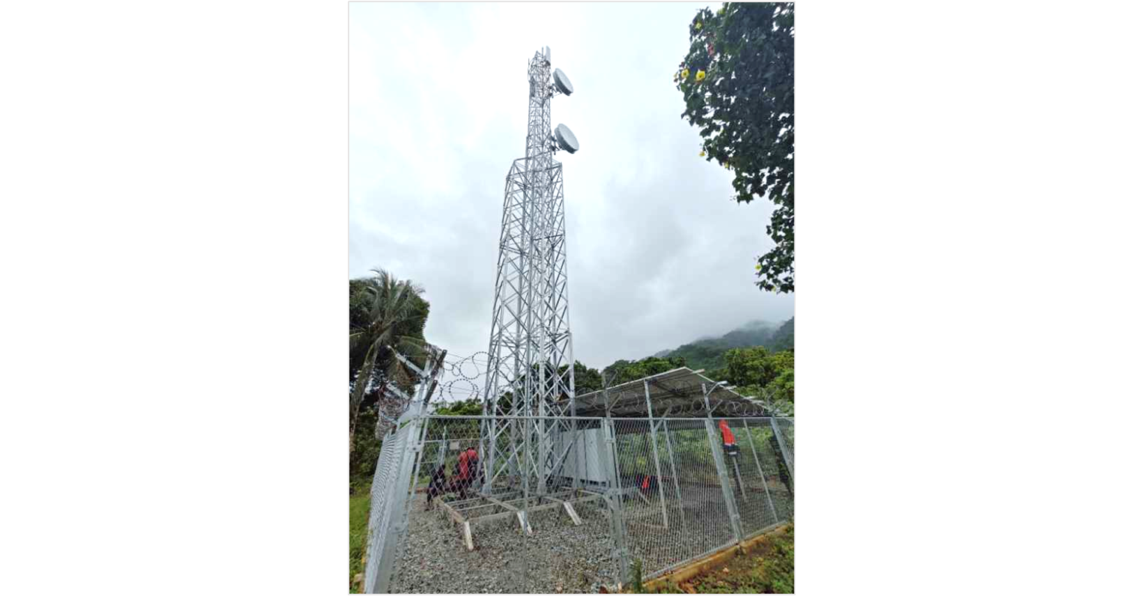 New telecommunications tower in South New Georgia Rendova launched