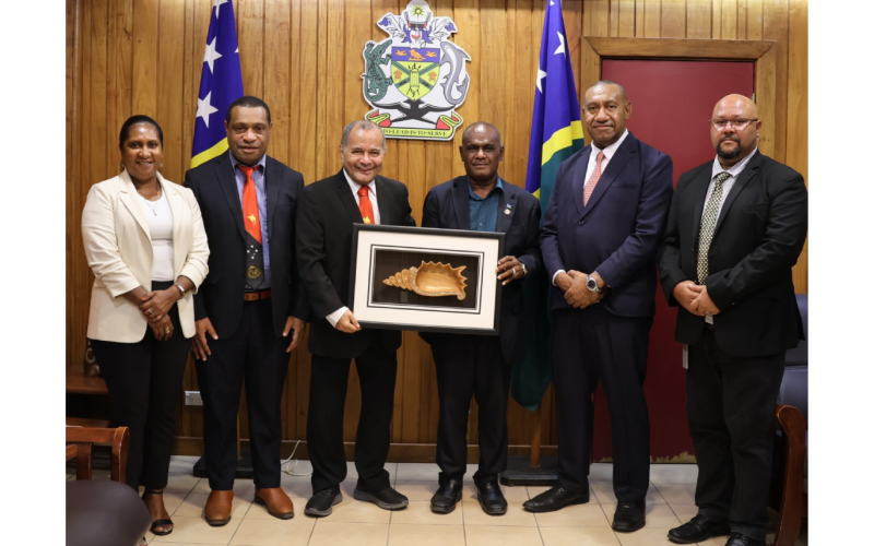 PNG-SI business council makes courtest call on PM