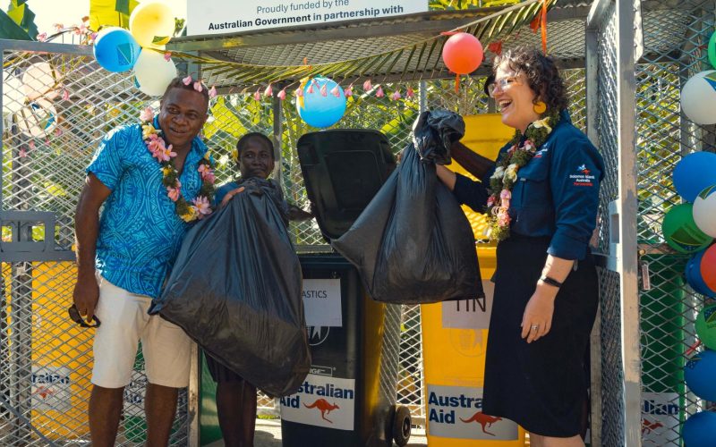 Aust-Mbokonavera III community partnership in addressing waste management