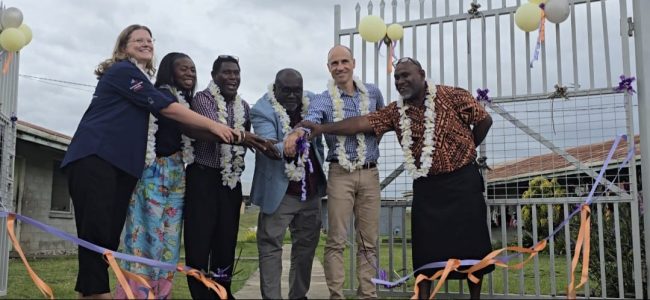 The official ribbon cutting ceremony