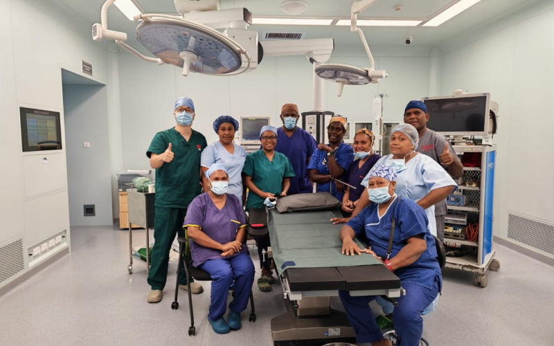 First Holmium Laser Lithotripsy for bladder stones performed