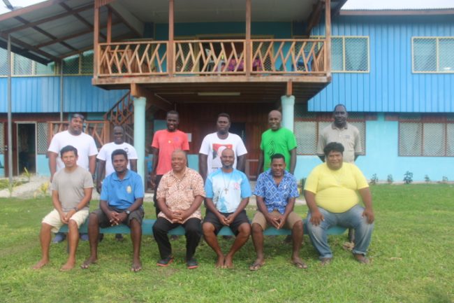 The ten priests and Bishop