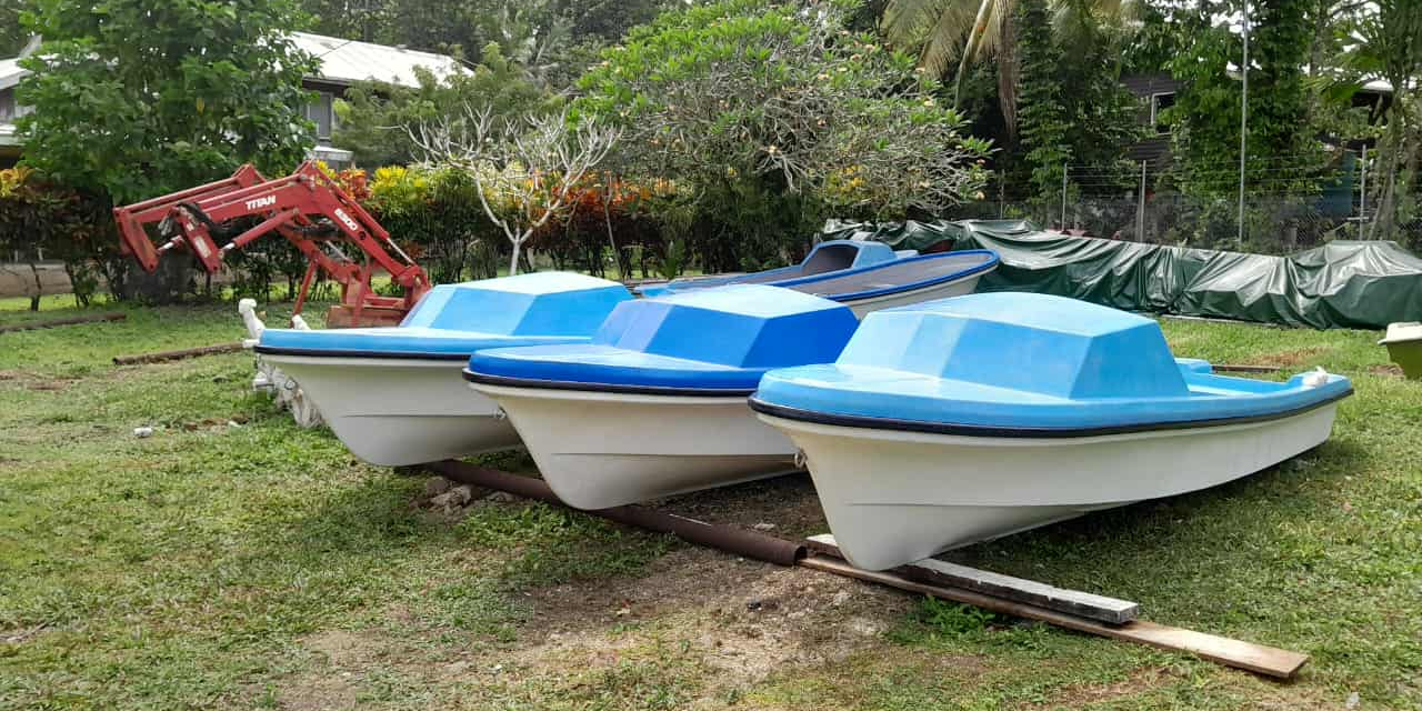 Three boats to be handed over to the Vonavona women’s vendor group.