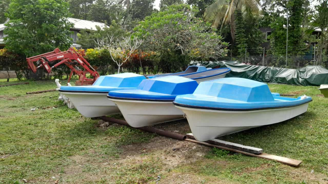 Three boats to be handed over to the Vonavona women’s vendor group.