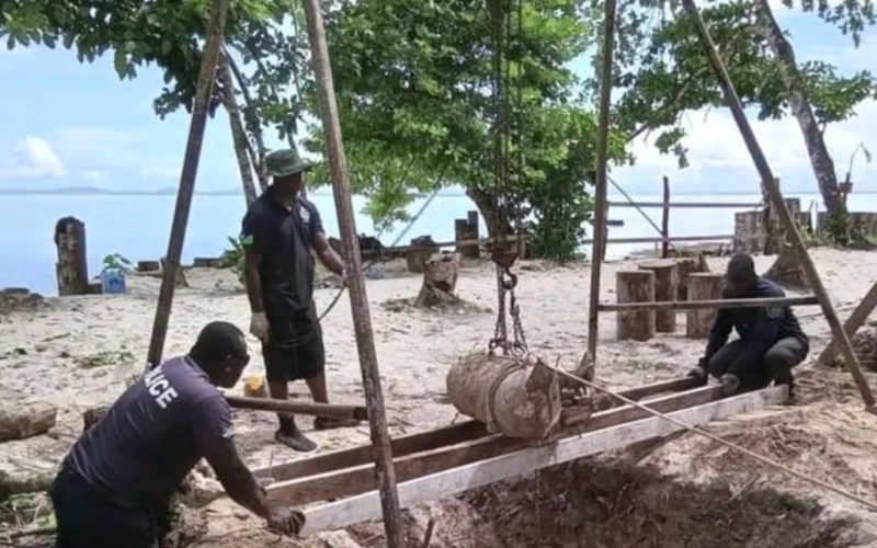 Discovery of UXO halts development plan for new township