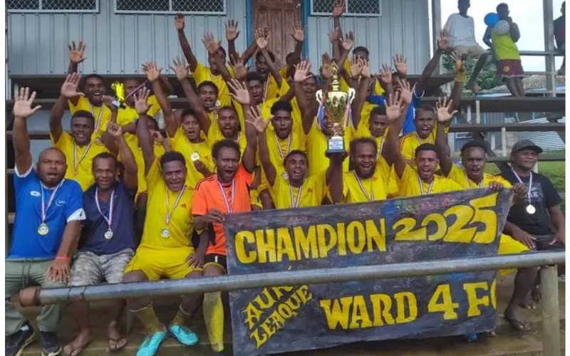 Ward 4 crowned champions of 2025 Auki Capital League
