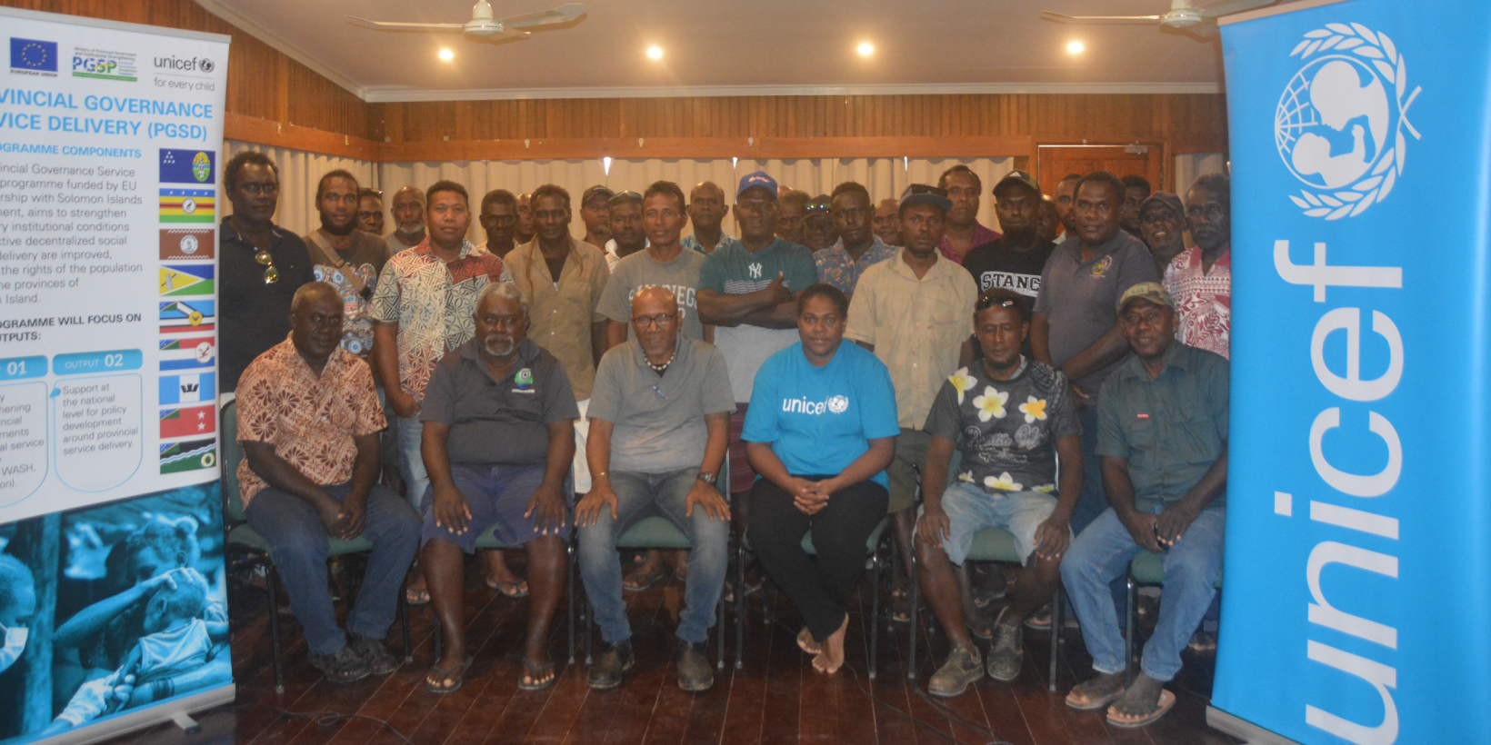 Workshop participants in Gizo