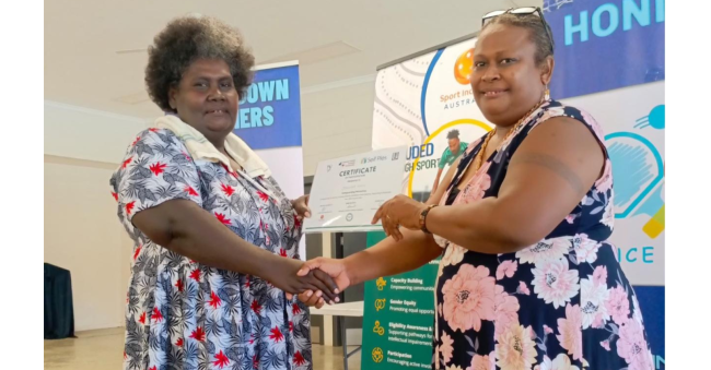 A participant gets certificate