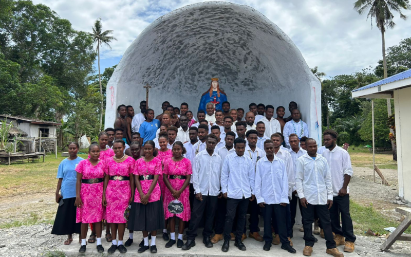 “Be a Good Shepherd,” Bishop-Elect Aba tells graduates at St. Martin RTC Tenaru