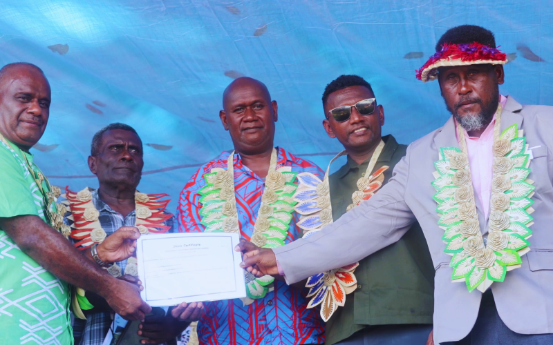MP Tanaganda  urges Kolombangara landowners to embrace investment