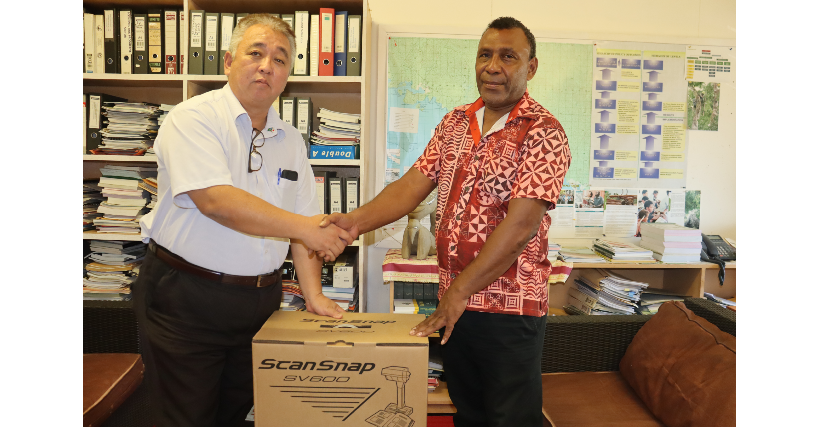 JICA supports Herbarium with scanner 