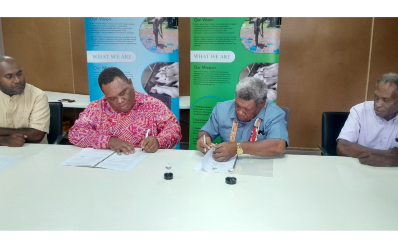 Major agriculture development initiative for Makira-Ulawa sealed