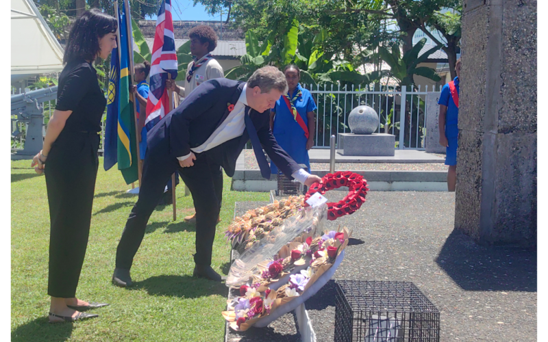 Solomon Islands observes Remembrance Day