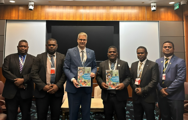 Solomon Islands delegation to the 2nd World Summit for Social Development