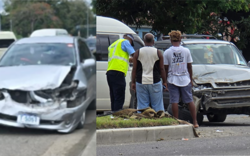 Traffic accident near NRH