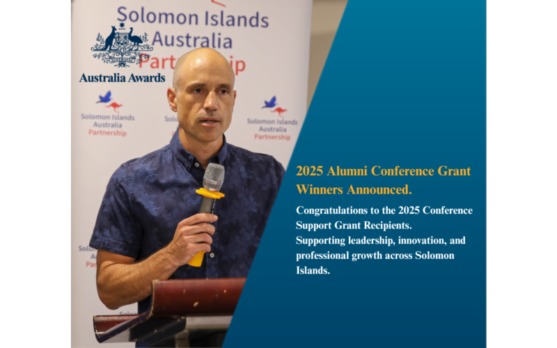 Australia awards conference grants to five SI Alumni