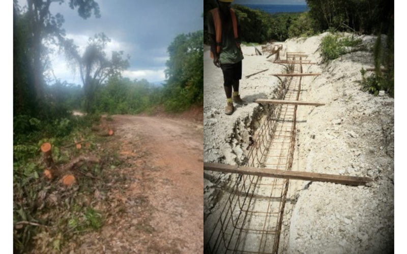 Improving road safety, drainage on Busurata road