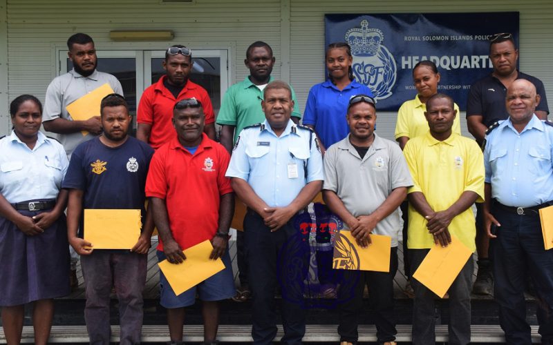 Apprentices end 6 months practical with RSIPF