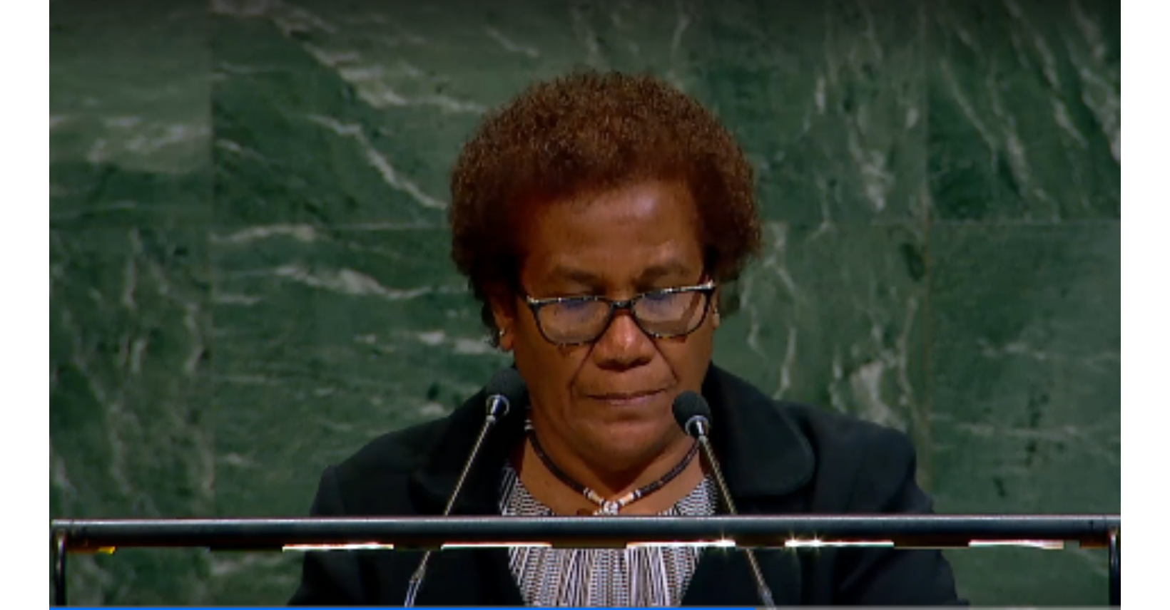  H.E Waetara addresses UNGA high-level meeting on human trafficking