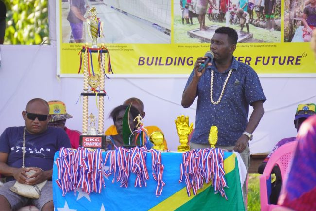 MP Tanangada speaking