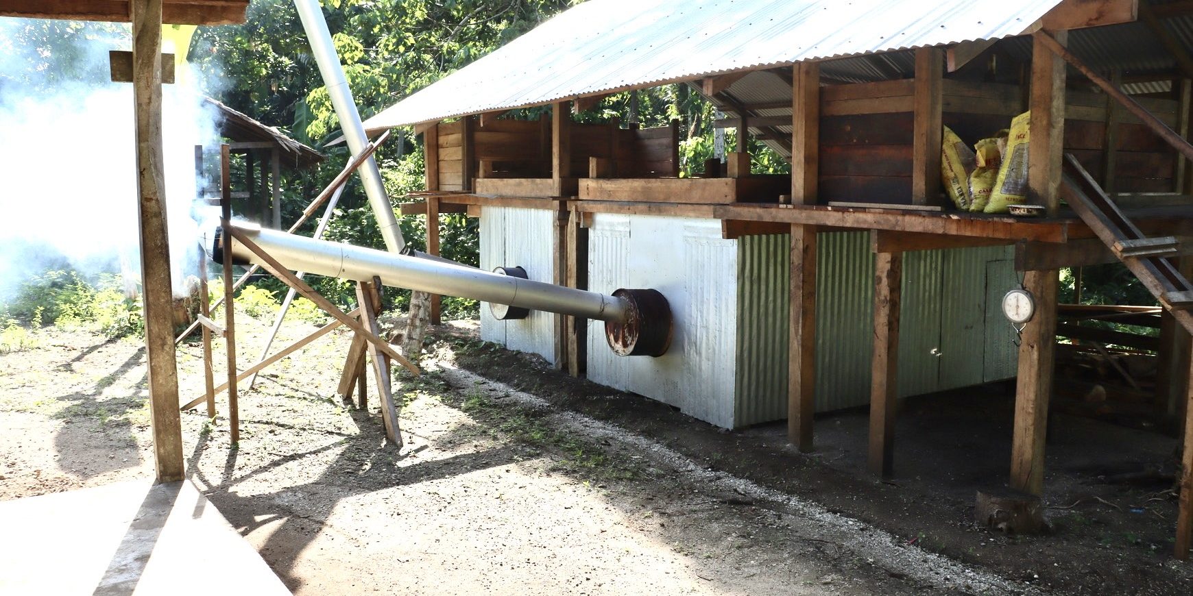 Processing facility in Ngarogaro village supported by SIART.