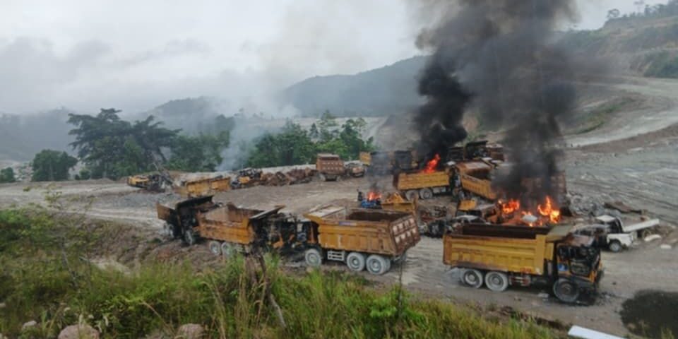 Burning at Gold Ridge