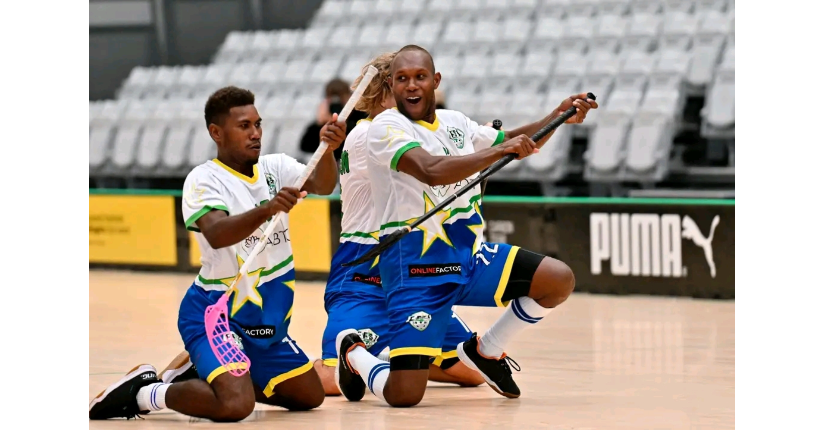 Basiotos Celebrate Historic International Win