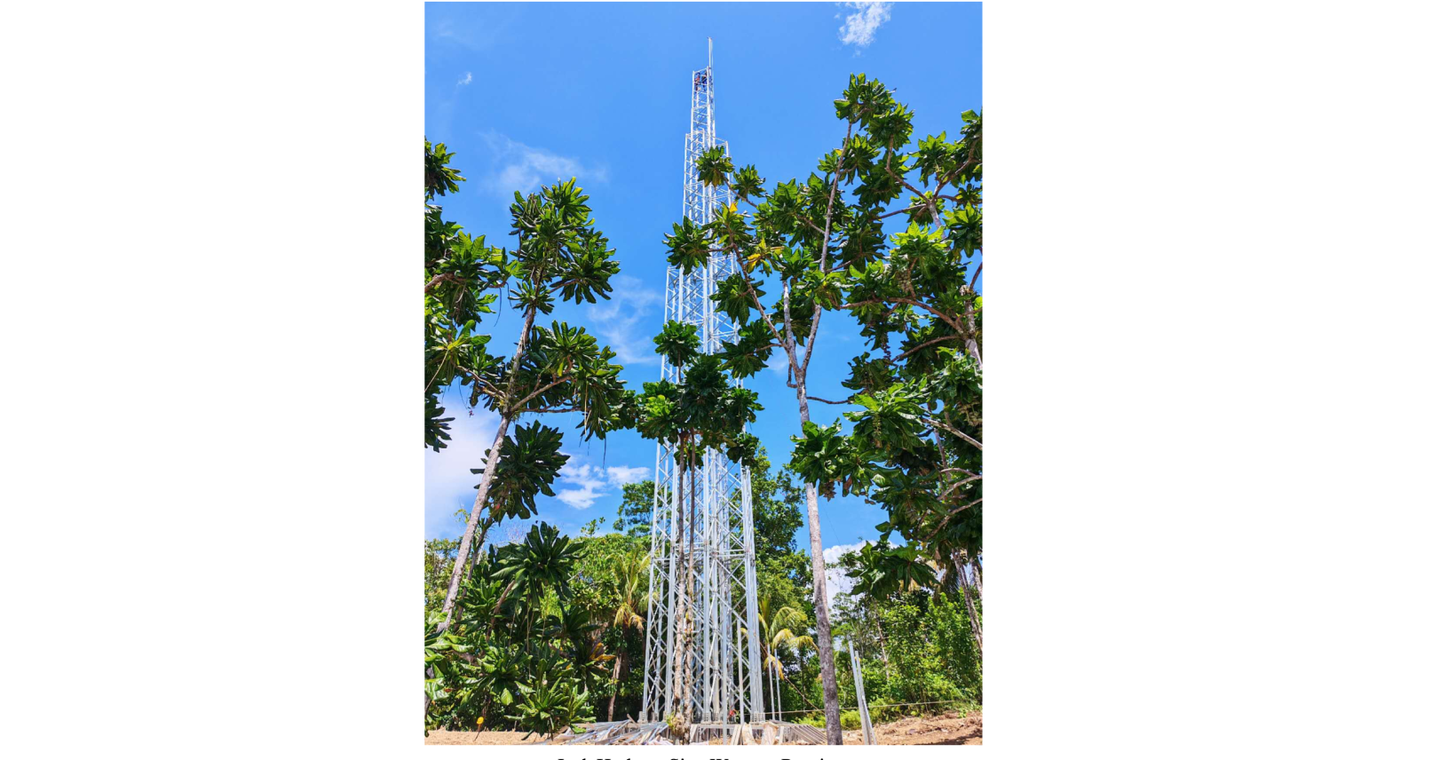New tower at Jack Harbour on air