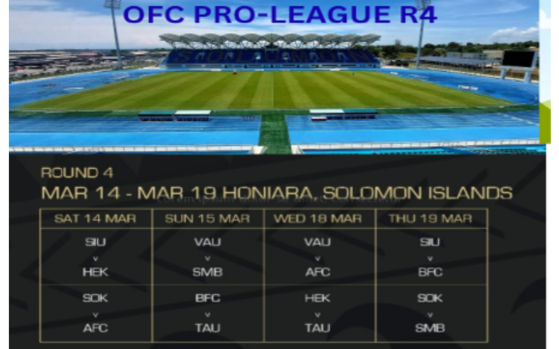 SI SET TO HOST OFC PRO-LEAGUE ROUND 4