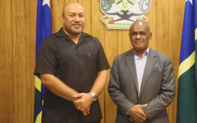 H.E Soaki Pays Courtesy Call on PM Manele 