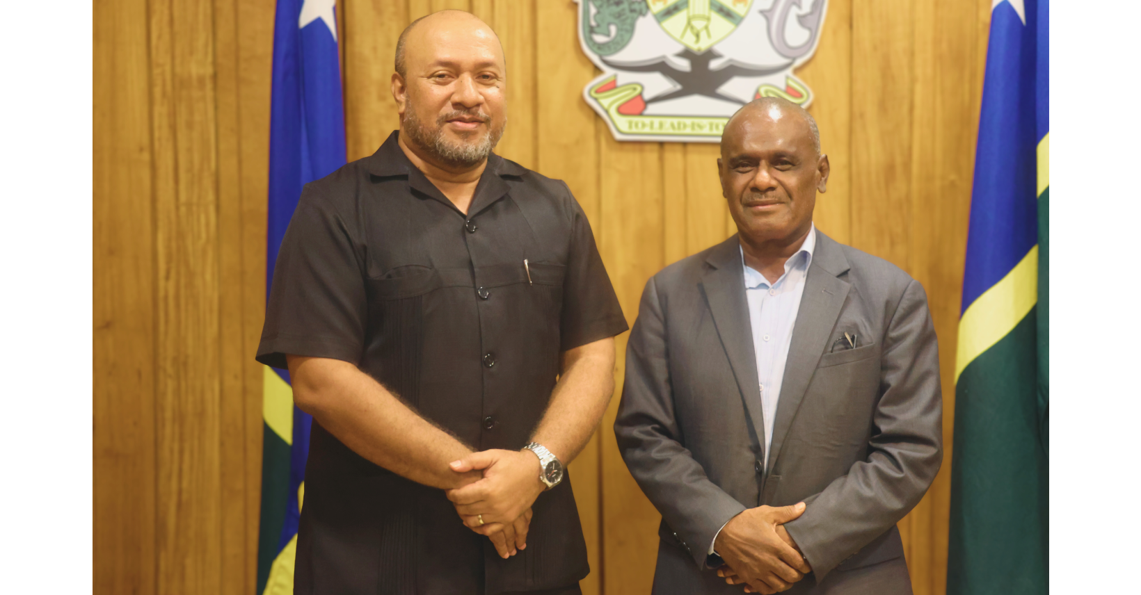 H.E Soaki Pays Courtesy Call on PM Manele 