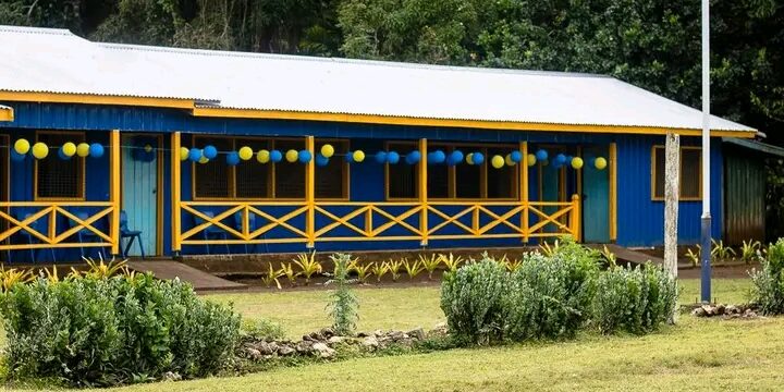 Part of the renovation classroom