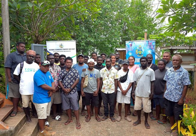 Participants attending the training.