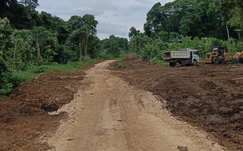 Road works at Choiseul Bay Township project in full swing