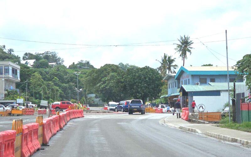 Works Along West Honiara/Tandai Highway Into Final Phase