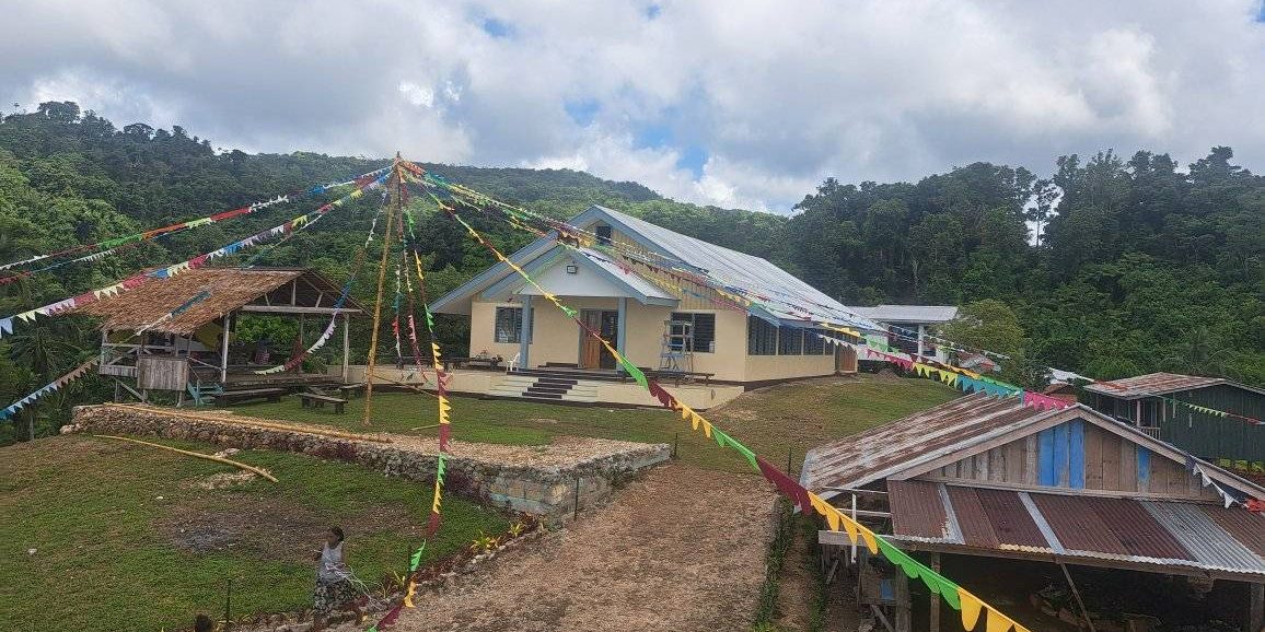 The newly built Gwaiako Church building.