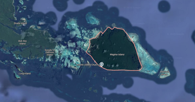 Wagina Island in Choiseul Province