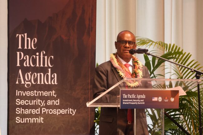 PM Manele at the opening program
