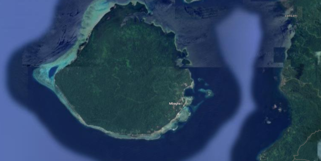 Bava Island in Vella La Vella Island Western Province