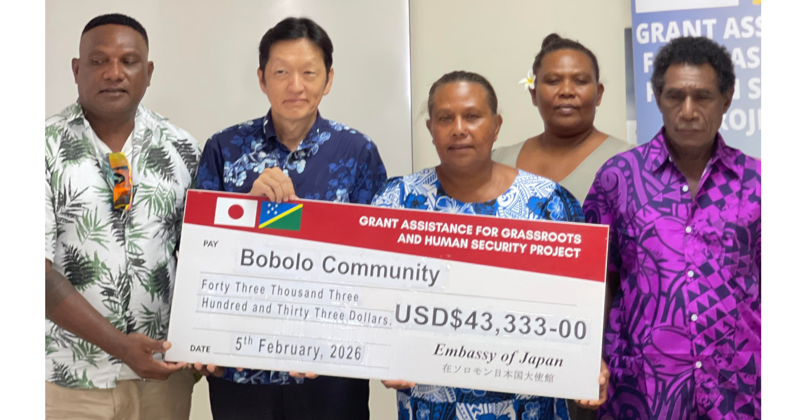 Japan funds new water supply system for Bobolo community – Solomon Star News