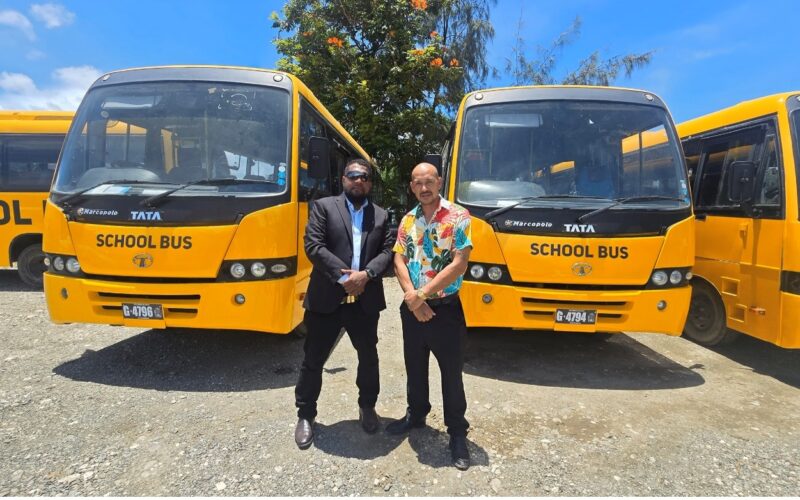 Four School Buses Donated to Improve Student Transportation
